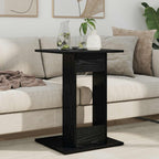 Tavolo laterale Rovere Nero 45 x 40 x 62,5 cm Legno multistrato