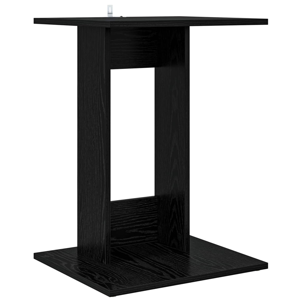 Tavolo laterale Rovere Nero 45 x 40 x 62,5 cm Legno multistrato
