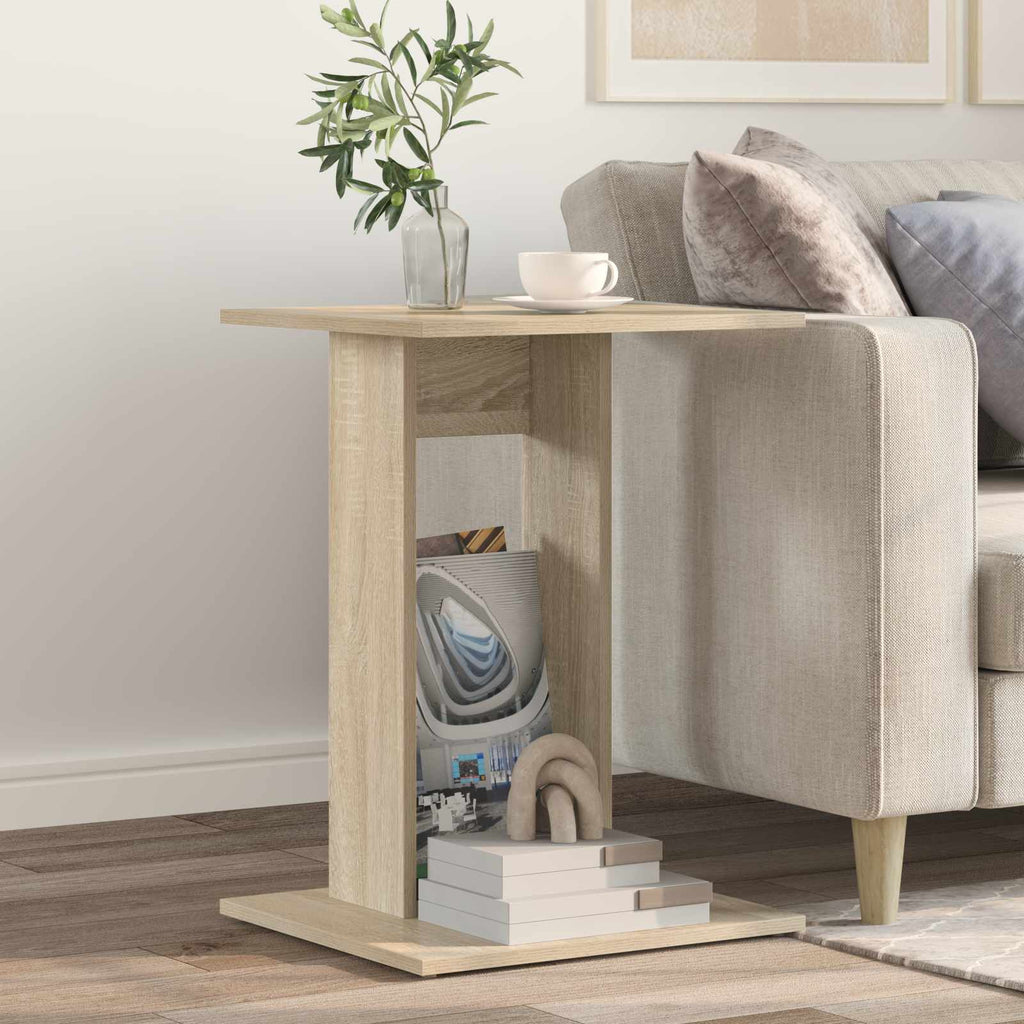 Tavolo laterale Rovere Sonoma 45 x 40 x 62,5 cm