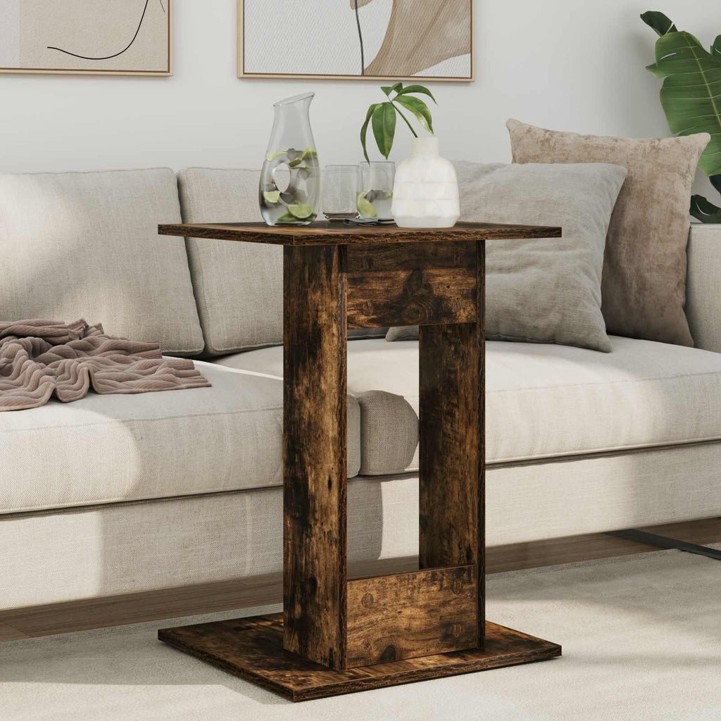 Tavolo laterale Rovere fumé 45 x 40 x 62,5 cm Legno multistrato