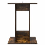 Tavolo laterale Rovere fumé 45 x 40 x 62,5 cm Legno multistrato