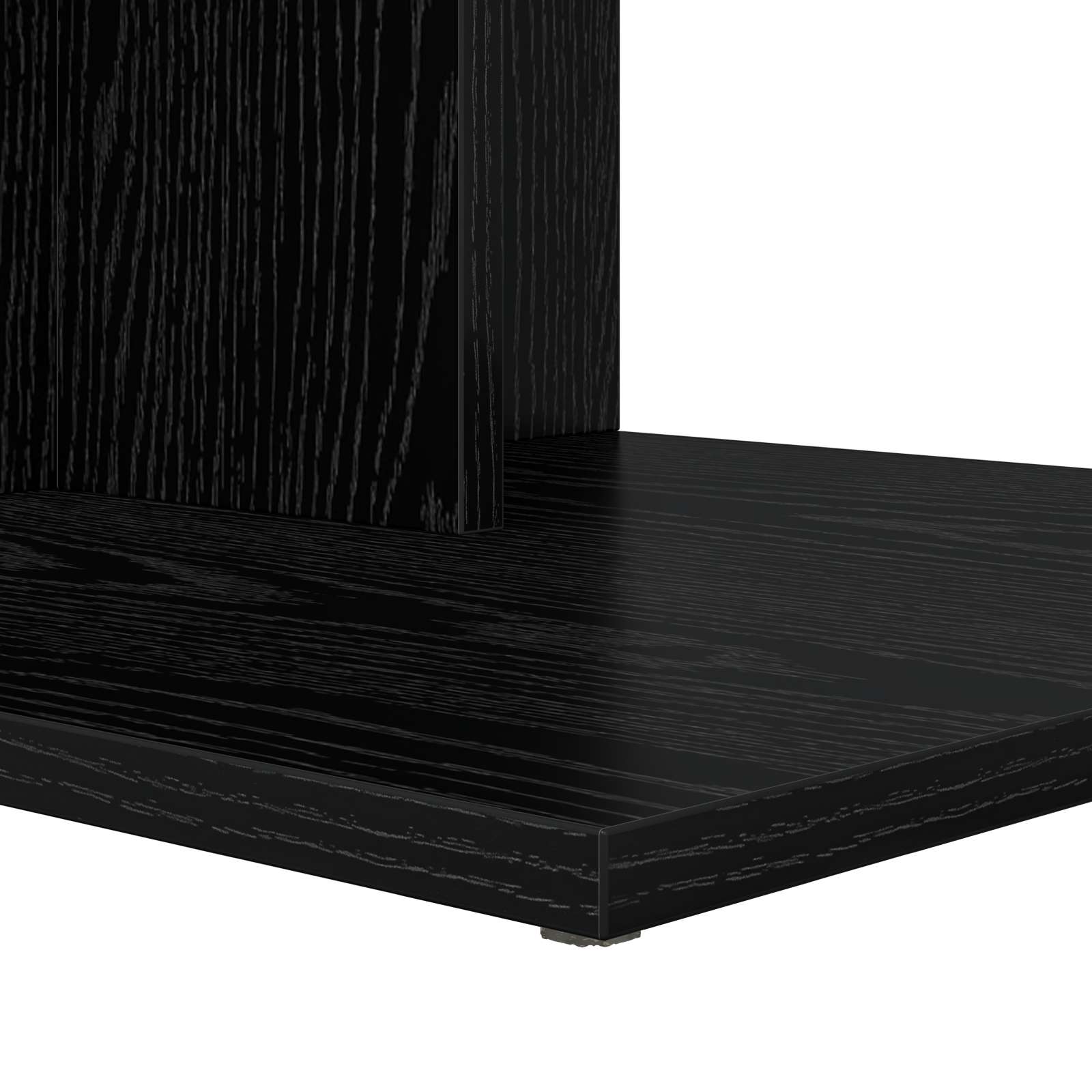 Tavolo laterale Rovere Nero 45 x 40 x 62,5 cm Legno multistrato
