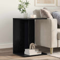 Tavolo laterale Rovere Nero 45 x 40 x 62,5 cm Legno multistrato