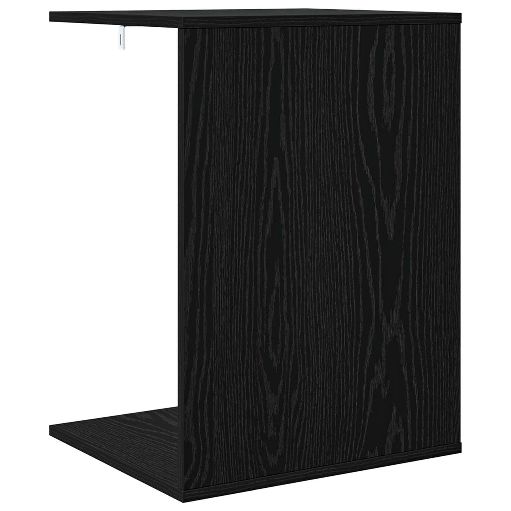 Tavolo laterale Rovere Nero 45 x 40 x 62,5 cm Legno multistrato
