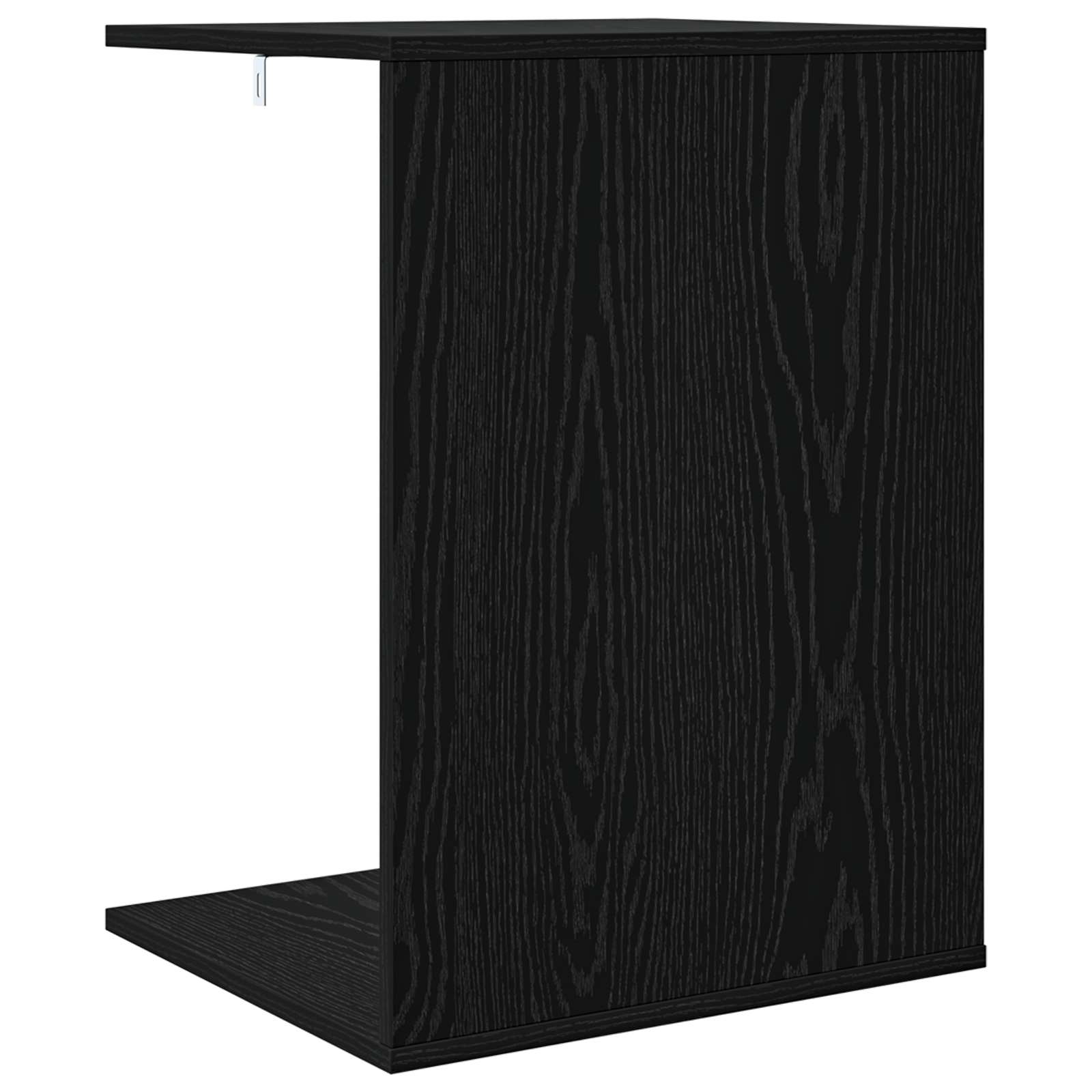 Tavolo laterale Rovere Nero 45 x 40 x 62,5 cm Legno multistrato