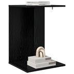 Tavolo laterale Rovere Nero 45 x 40 x 62,5 cm Legno multistrato