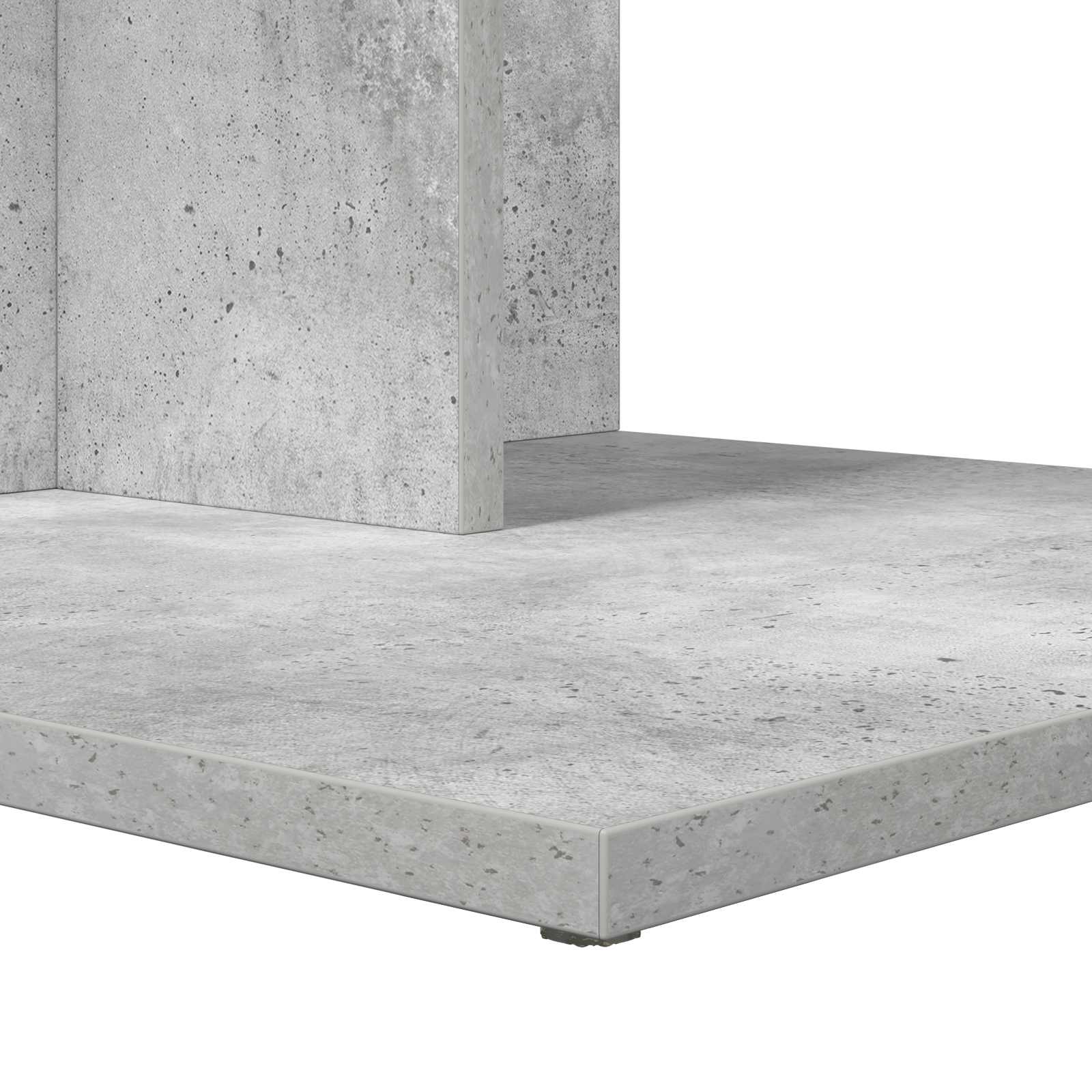 Tavolo laterale Grigio cemento 45 x 40 x 62,5 cm