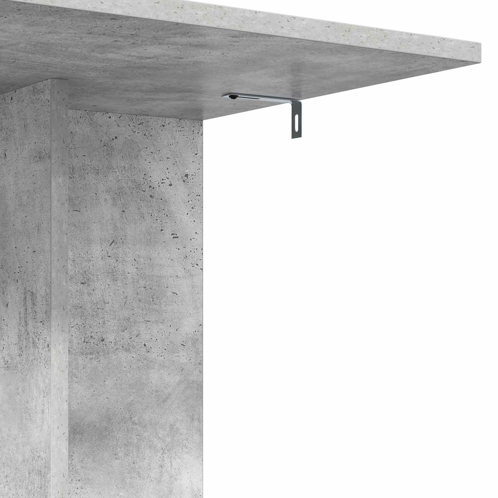 Tavolo laterale Grigio cemento 45 x 40 x 62,5 cm
