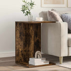 Tavolo laterale Rovere fumé 45 x 40 x 62,5 cm Legno multistrato