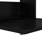 Tavolo laterale Rovere Nero 40 x 38 x 62,5 cm Legno multistrato