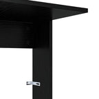 Tavolo laterale Rovere Nero 40 x 38 x 62,5 cm Legno multistrato