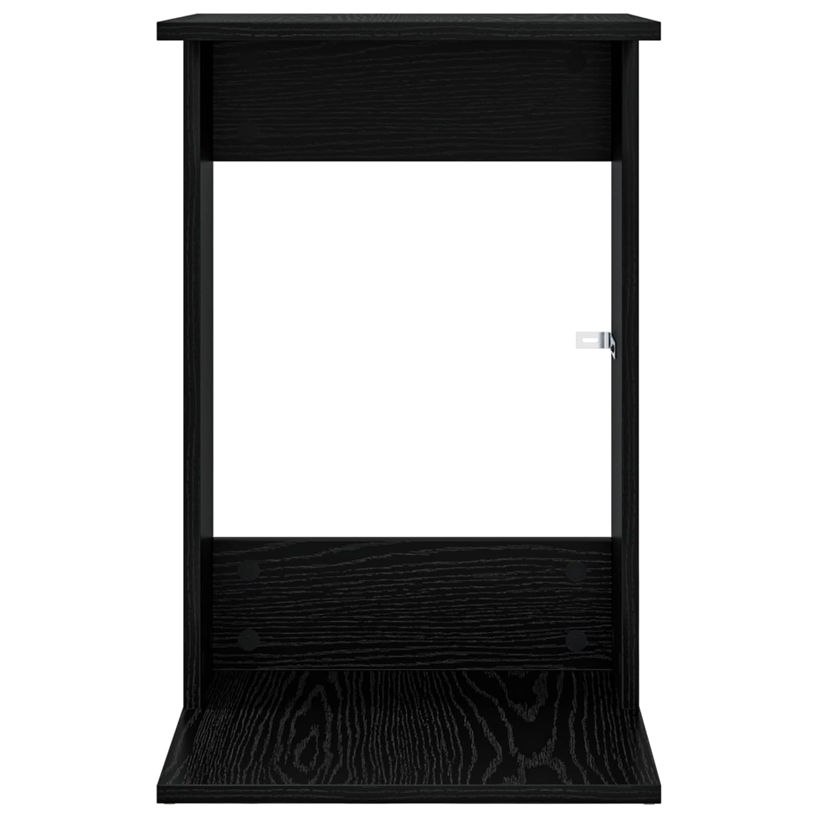 Tavolo laterale Rovere Nero 40 x 38 x 62,5 cm Legno multistrato