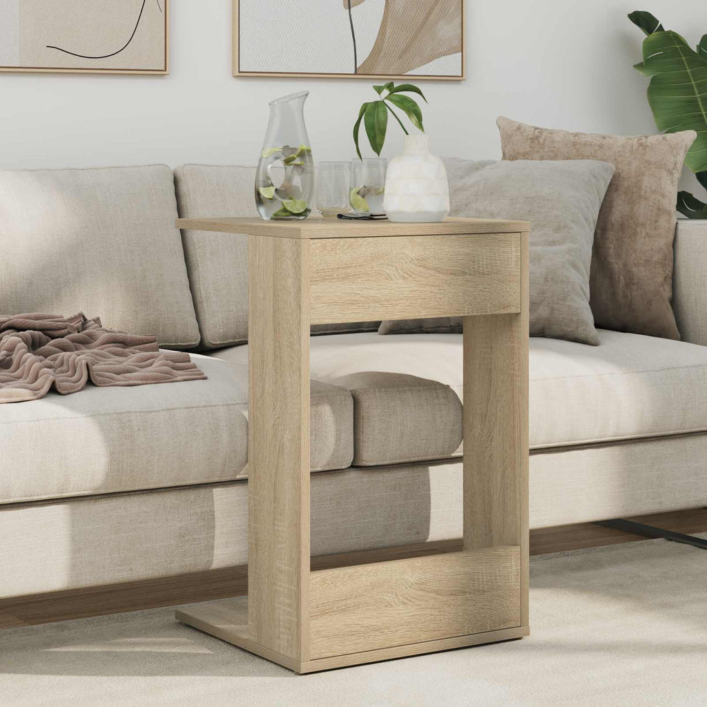 Tavolo laterale Rovere Sonoma 40 x 38 x 62,5 cm