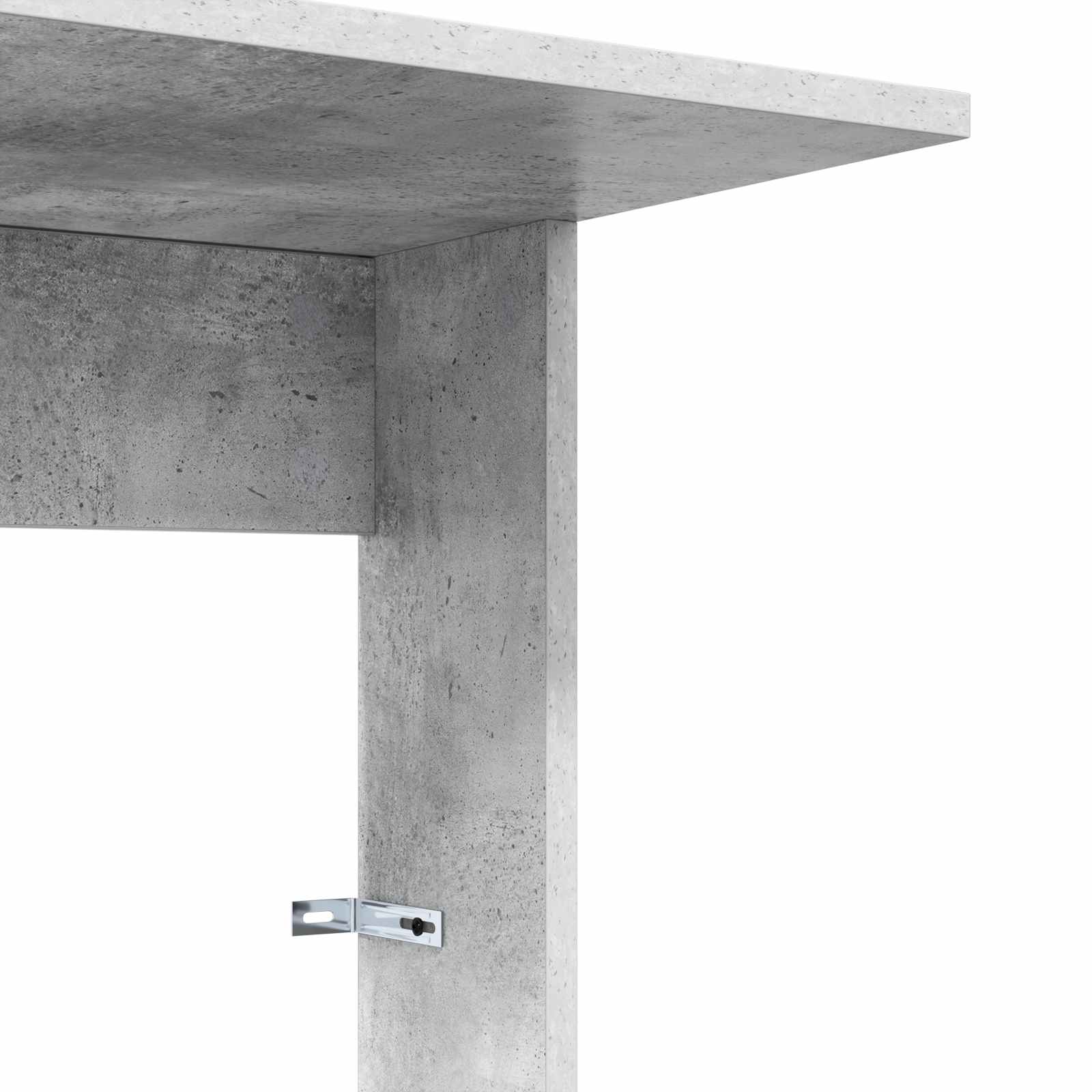 Tavolo laterale Grigio cemento 40 x 38 x 62,5 cm