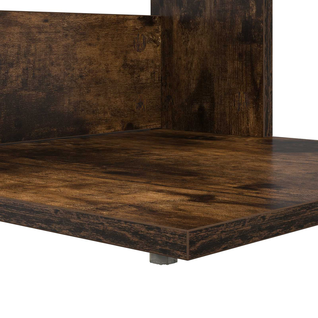 Tavolo laterale Rovere fumé 40 x 38 x 62,5 cm Legno multistrato