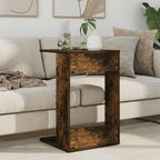 Tavolo laterale Rovere fumé 40 x 38 x 62,5 cm Legno multistrato