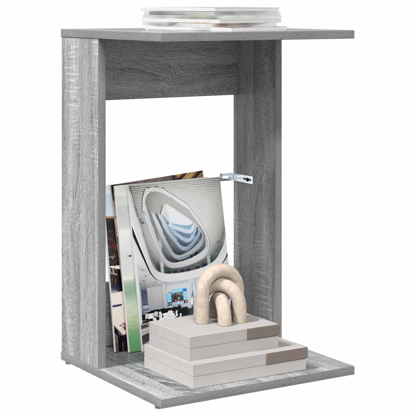 Tavolo laterale Grigio Sonoma 40 x 38 x 62,5 cm