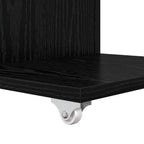 Tavolo laterale Rovere Nero 40 x 35 x 60 cm Legno multistrato