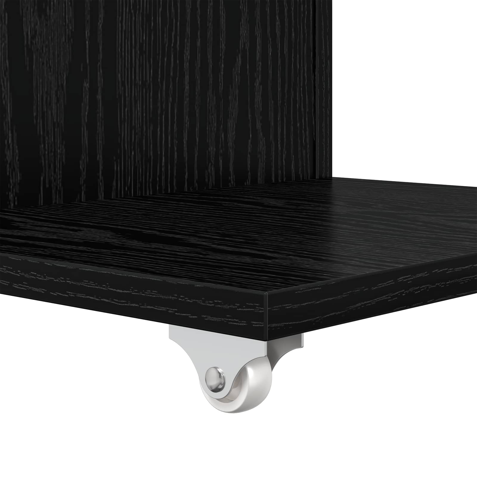Tavolo laterale Rovere Nero 40 x 35 x 60 cm Legno multistrato