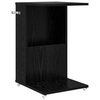 Tavolo laterale Rovere Nero 40 x 35 x 60 cm Legno multistrato