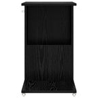 Tavolo laterale Rovere Nero 40 x 35 x 60 cm Legno multistrato