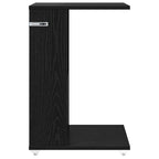 Tavolo laterale Rovere Nero 40 x 35 x 60 cm Legno multistrato