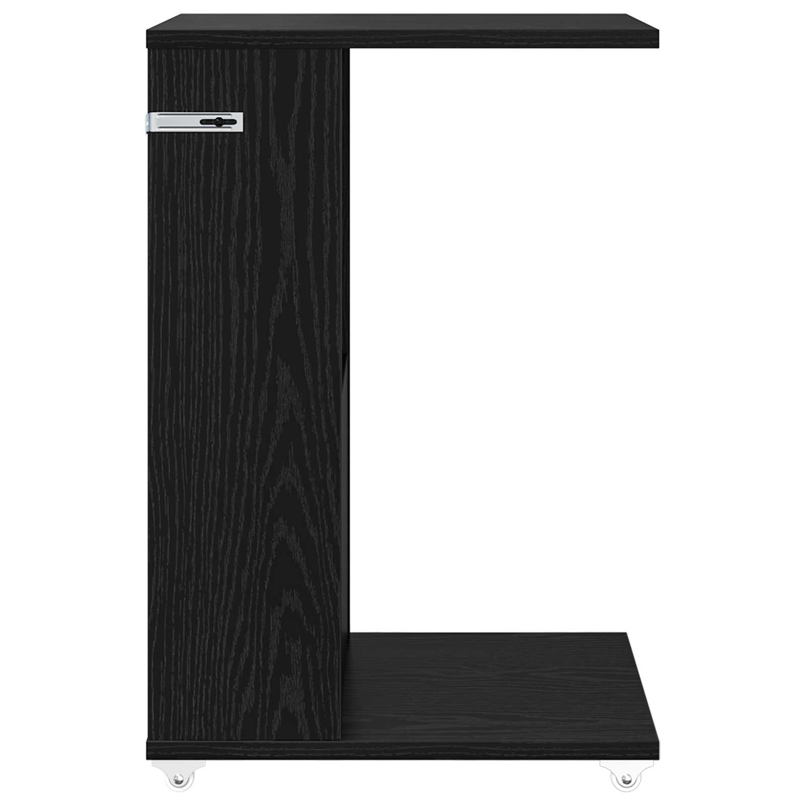 Tavolo laterale Rovere Nero 40 x 35 x 60 cm Legno multistrato
