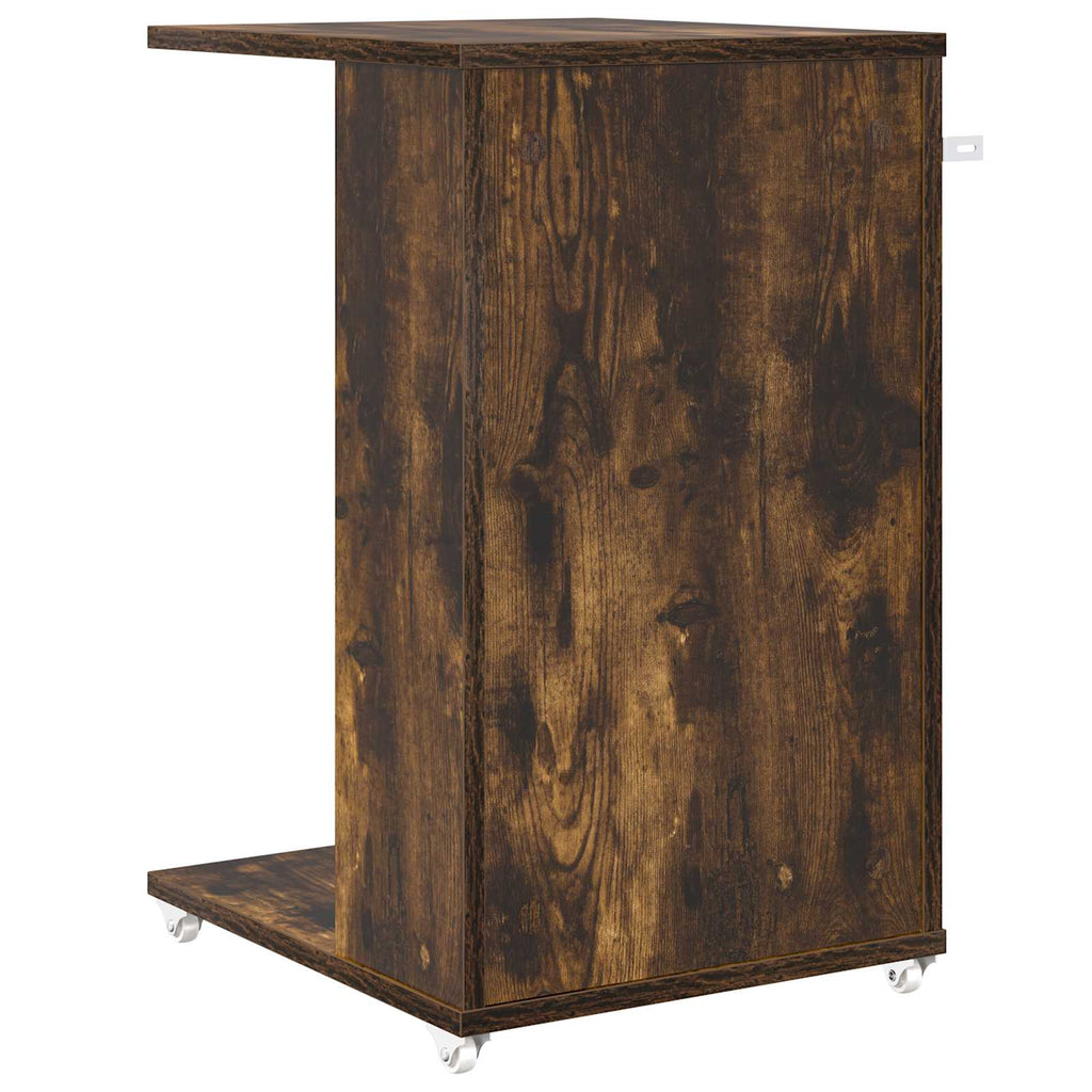 Tavolo laterale Rovere fumé 40 x 35 x 60 cm Legno multistrato