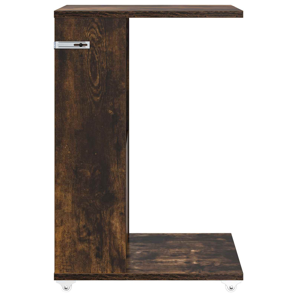 Tavolo laterale Rovere fumé 40 x 35 x 60 cm Legno multistrato