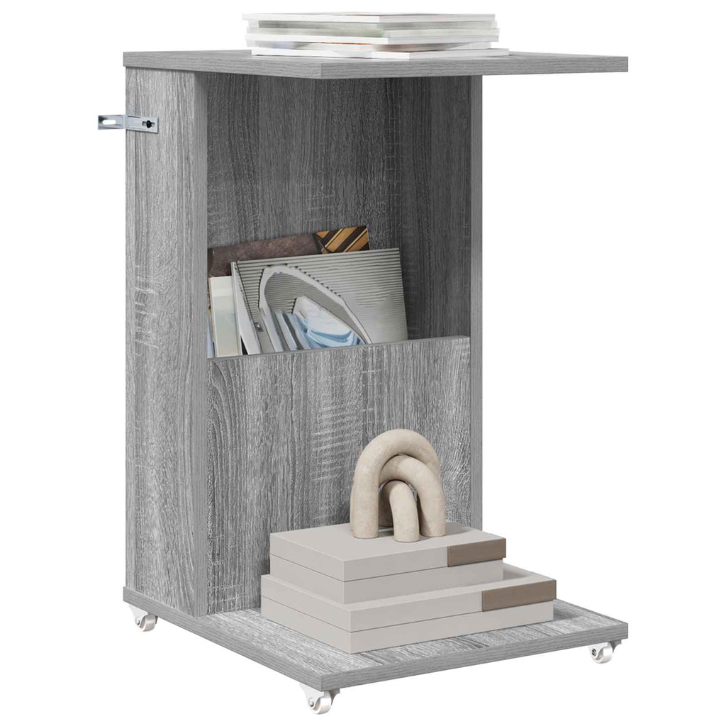 Tavolo laterale Grigio Sonoma 40 x 35 x 60 cm Legno multistrato