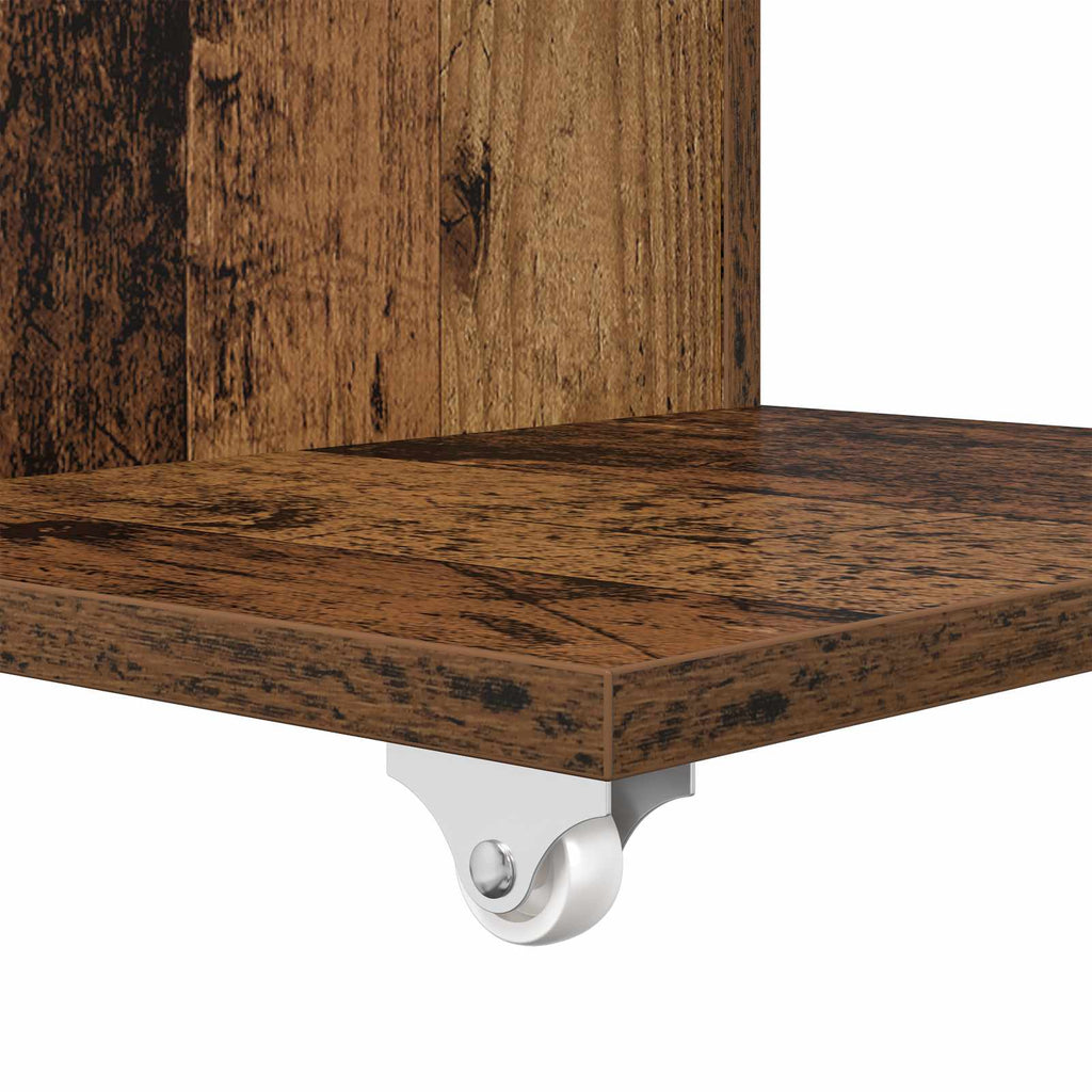 Tavolo laterale Legno vecchio 40 x 35 x 60 cm Legno multistrato