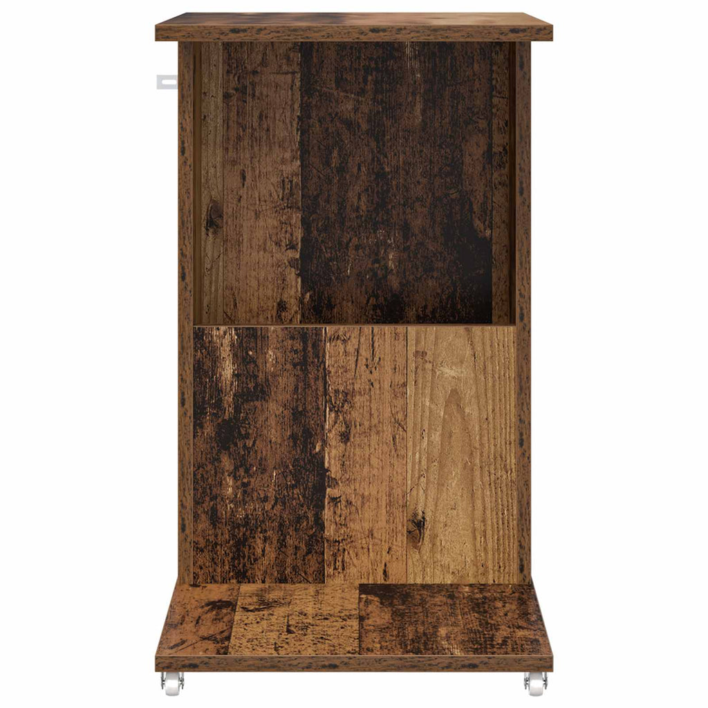 Tavolo laterale Legno vecchio 40 x 35 x 60 cm Legno multistrato