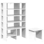 Mobile per scarpe 2 pcs Bianco Legno multistrato
