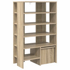 Mobile per scarpe 2 pcs Rovere Sonoma Legno multistrato