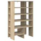 Mobile per scarpe 2 pcs Rovere Sonoma Legno multistrato