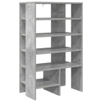 Mobile per scarpe 2 pcs Grigio cemento Legno multistrato
