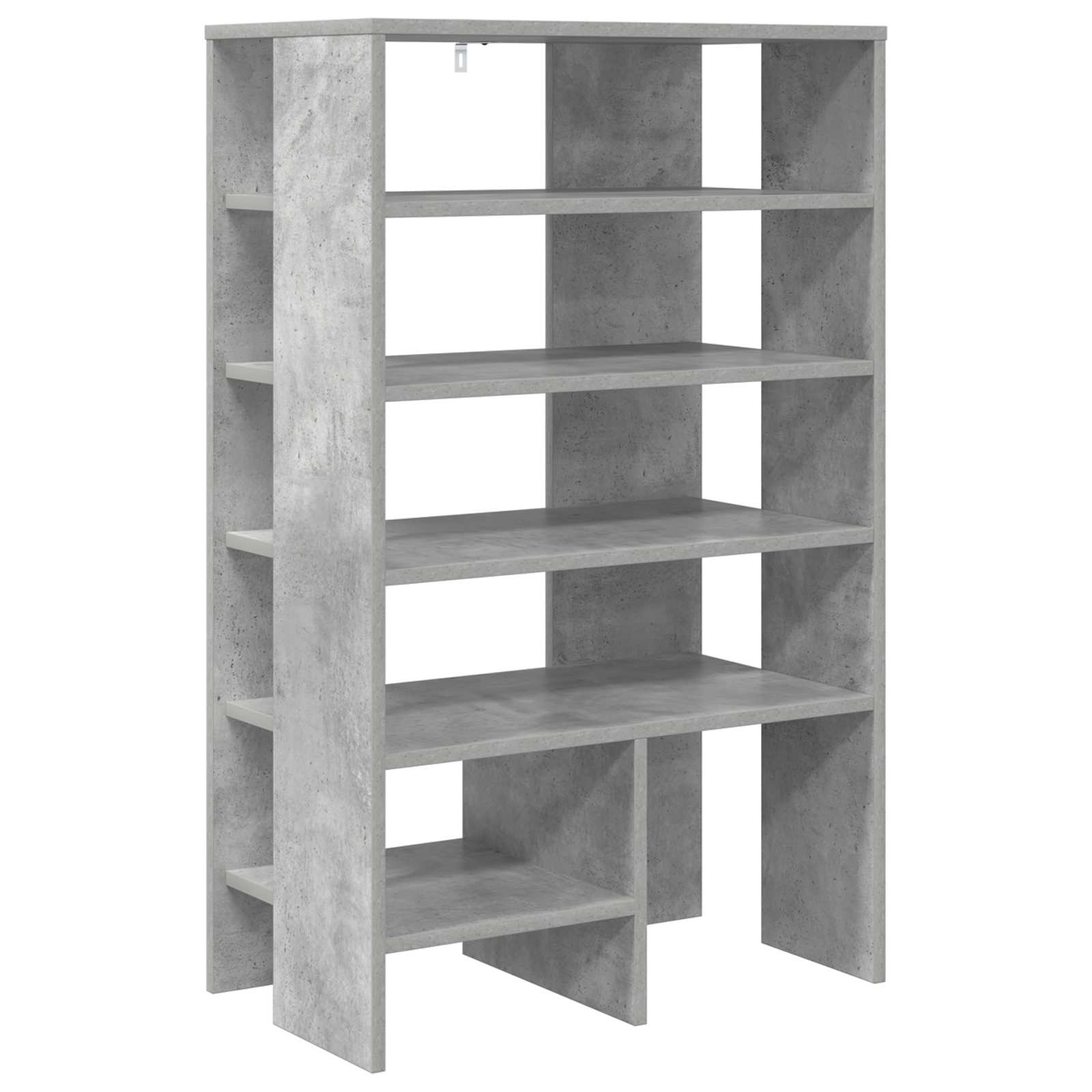 Mobile per scarpe 2 pcs Grigio cemento Legno multistrato