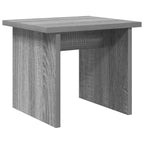 Mobile per scarpe 2 pcs Grigio Sonoma Legno multistrato