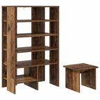 Mobile per scarpe 2 pcs Legno vecchio Legno multistrato
