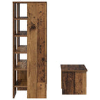 Mobile per scarpe 2 pcs Legno vecchio Legno multistrato