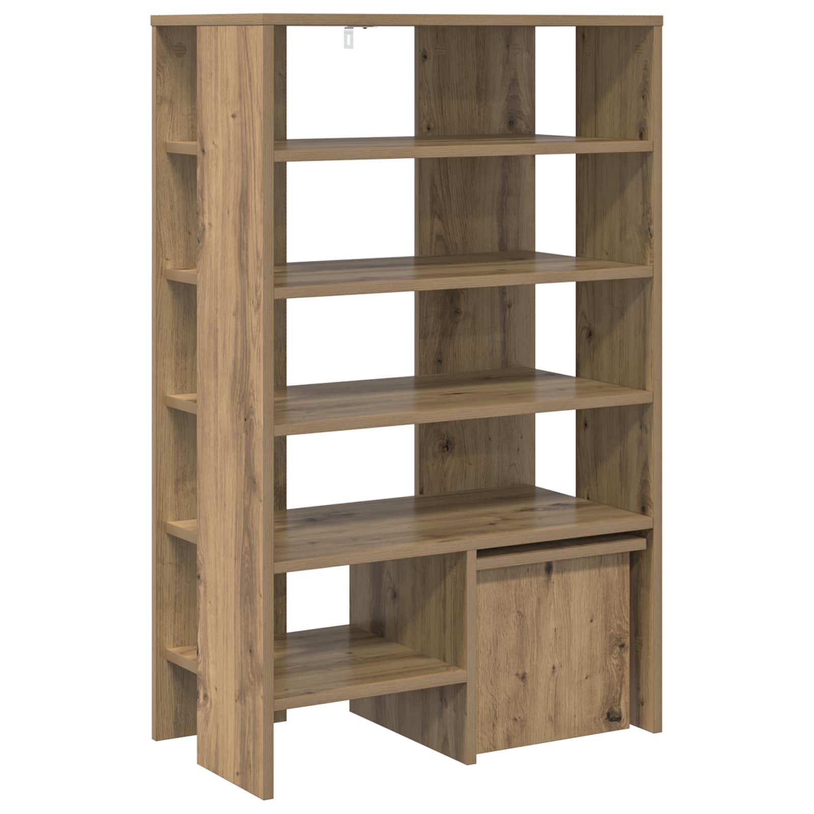 Mobile per scarpe 2 pcs Rovere artigianale Legno multistrato