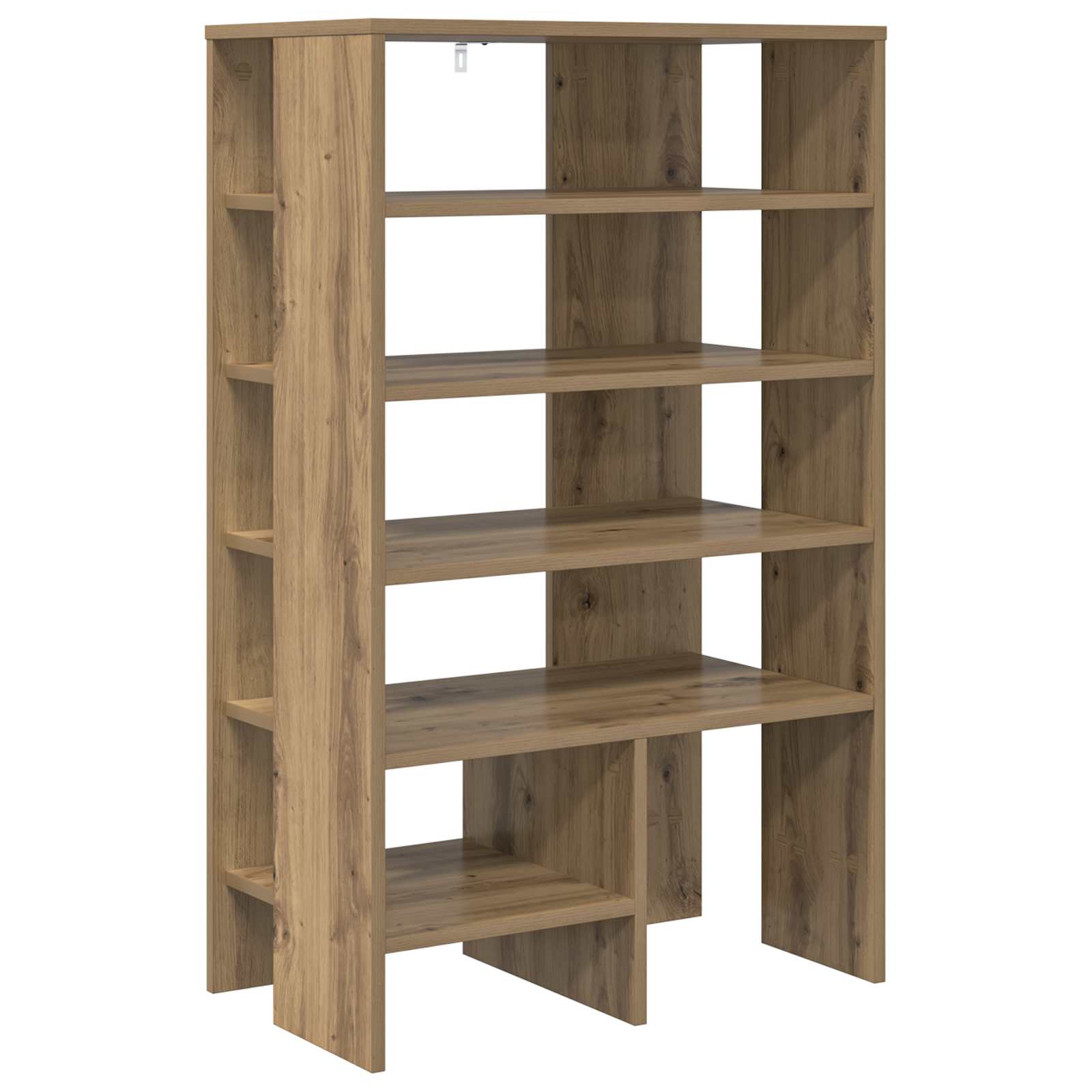 Mobile per scarpe 2 pcs Rovere artigianale Legno multistrato