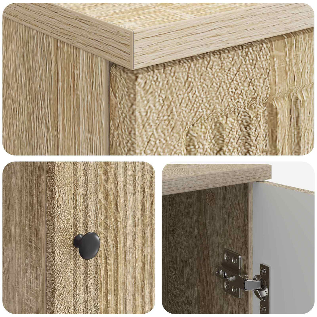 Scrivania Rovere Sonoma Legno ingegnerizzato 142,5 x 50 x 75 cm