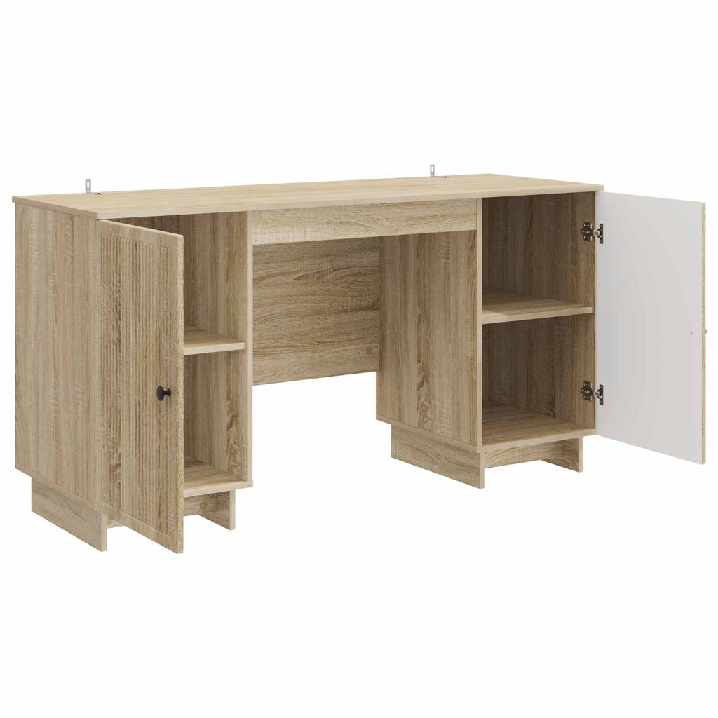 Scrivania Rovere Sonoma Legno ingegnerizzato 142,5 x 50 x 75 cm