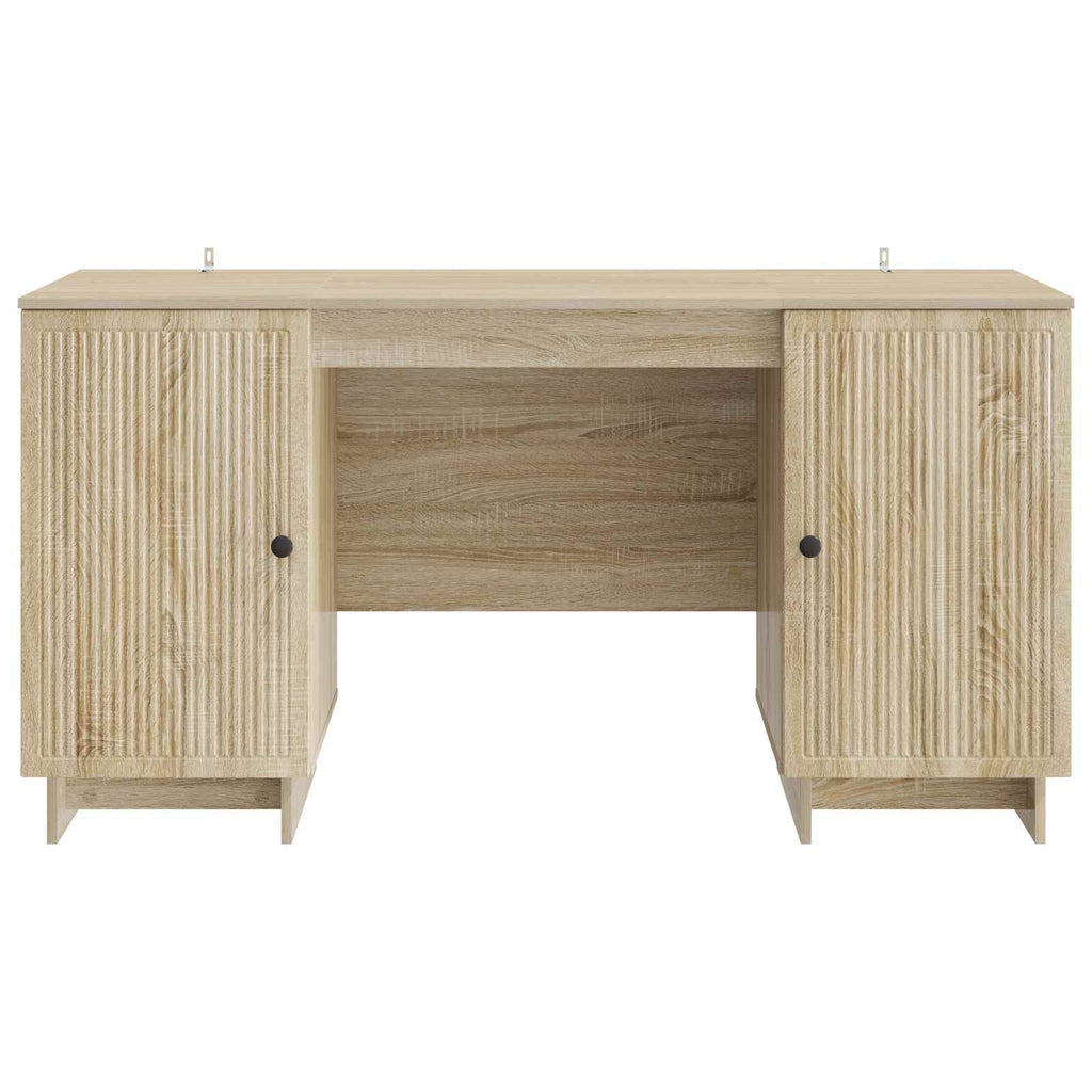 Scrivania Rovere Sonoma Legno ingegnerizzato 142,5 x 50 x 75 cm