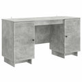 Scrivania Grigio Cemento Legno ingegnerizzato