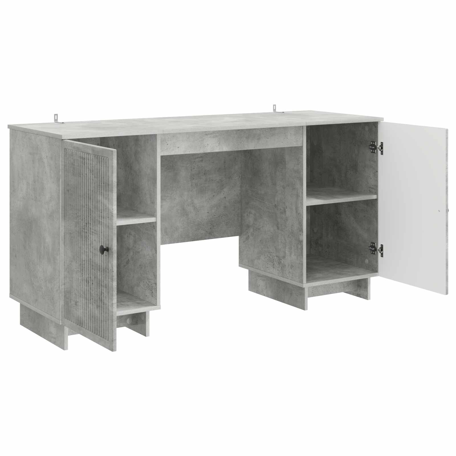 Scrivania Grigio Cemento Legno ingegnerizzato
