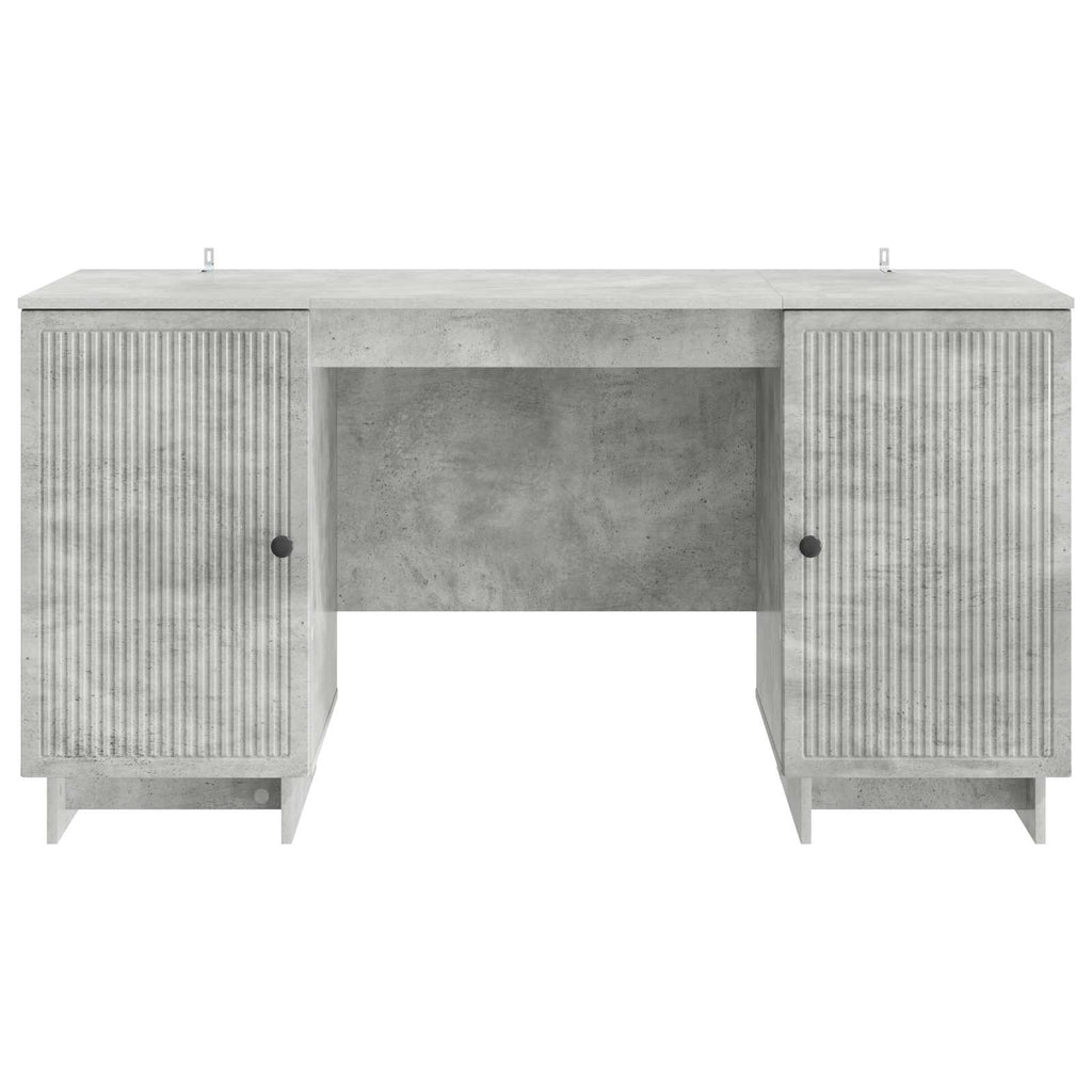 Scrivania Grigio Cemento Legno ingegnerizzato