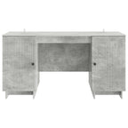 Scrivania Grigio Cemento Legno ingegnerizzato