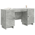 Scrivania Grigio Cemento Legno ingegnerizzato